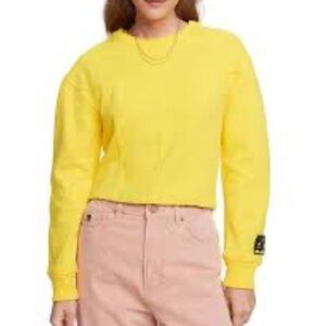 SCOTCH & SODA
Cropped Crew-Neck Sweatshirt